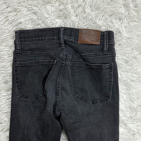 Madewell Women’s Petite 9" Mid-Rise Skinny Jeans in Black Sea Size 24 Small - Picture 7 of 11
